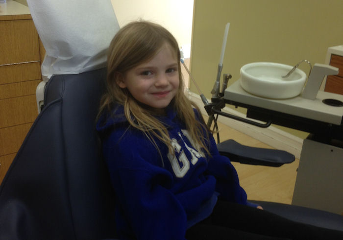 Elizabeth at the Dentist