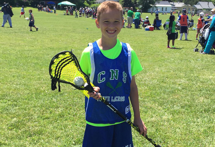 Luca in Lacross League - 2015