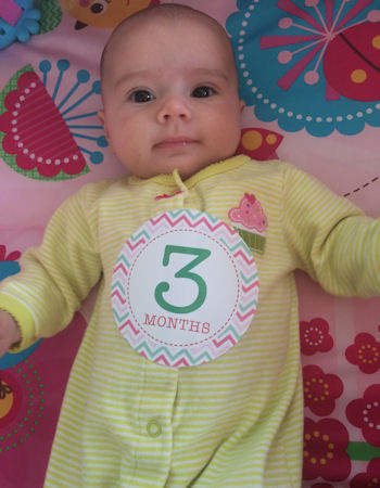 Victoria 3 months old