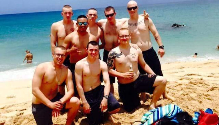 Patrick on the beach in Hawaii