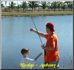 Anthony and Nicolas fishing in FL