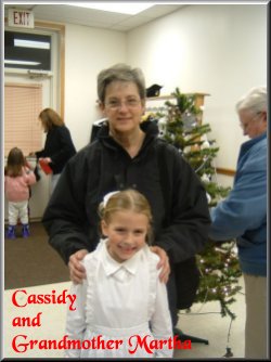 Cassidy and Grandmother Martha